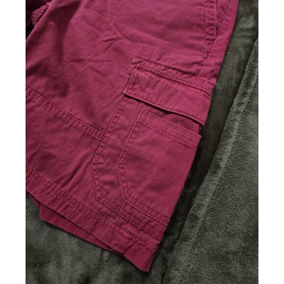 Men's American Rag Cargo Shorts 11" Long Snap Pockets Black Red 2 Pairs Size 32 - Picture 5 of 6